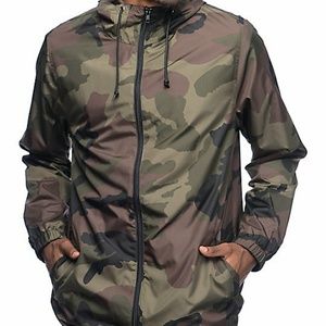 Men's wind breaker camo jacket